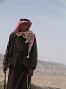 Bedouin devant le Wadi Mujib